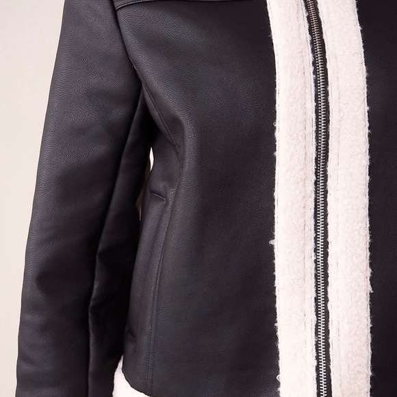 Embers Leather Sheepskin Jacket-LAST ONE - Picture 3 of 5